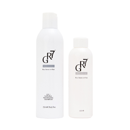 Zweikomponentenbehandlung gegen graues Haar GR-7 Tonic + Shampoo