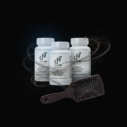 GR-7® Black Edition – 3-Monatskur für Haarwachstum & Stärke (3× Vitamine)