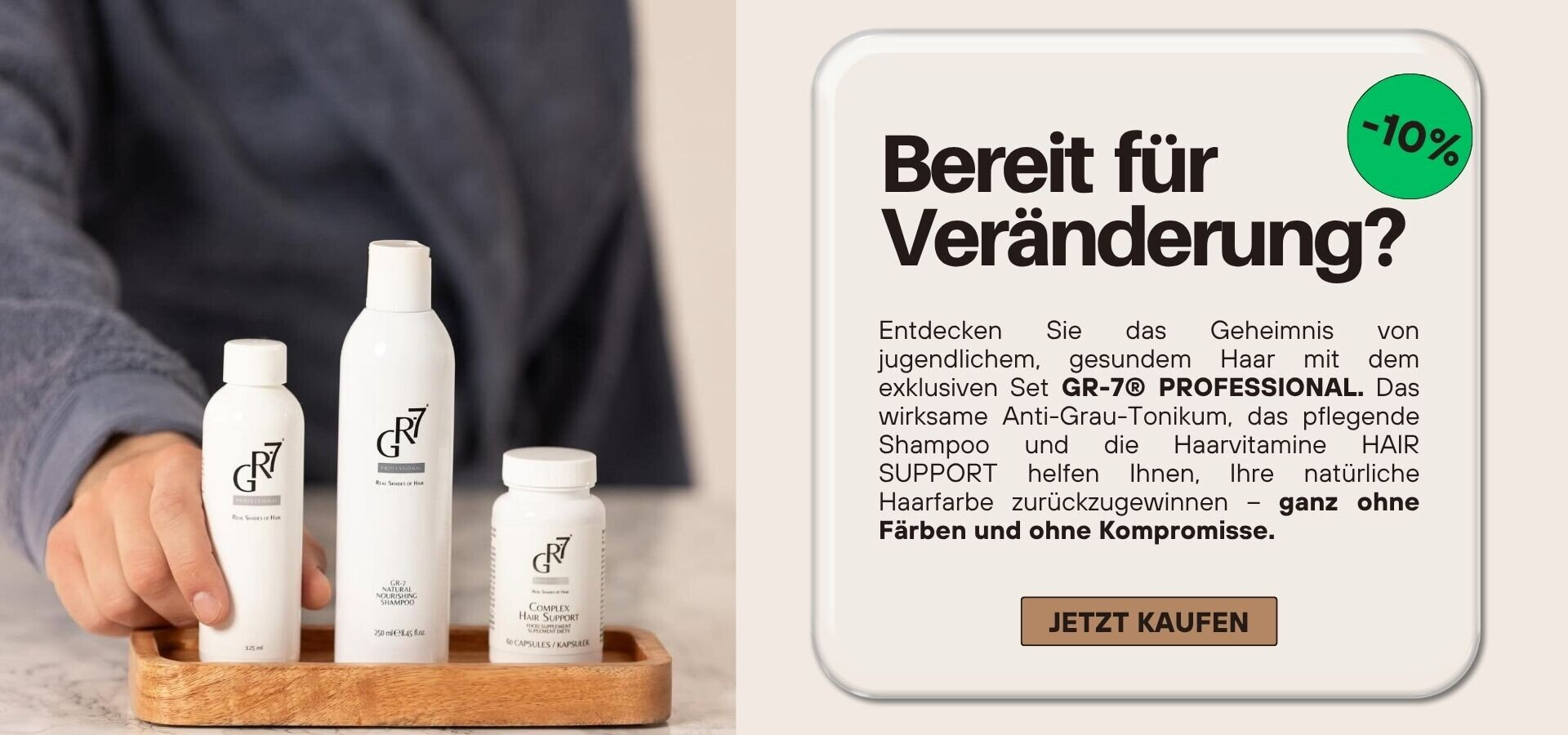 Behandlung gegen graues Haar